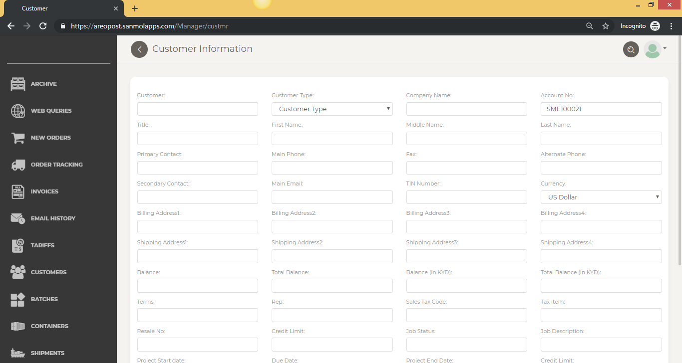 Smart Shipping Portal Manual