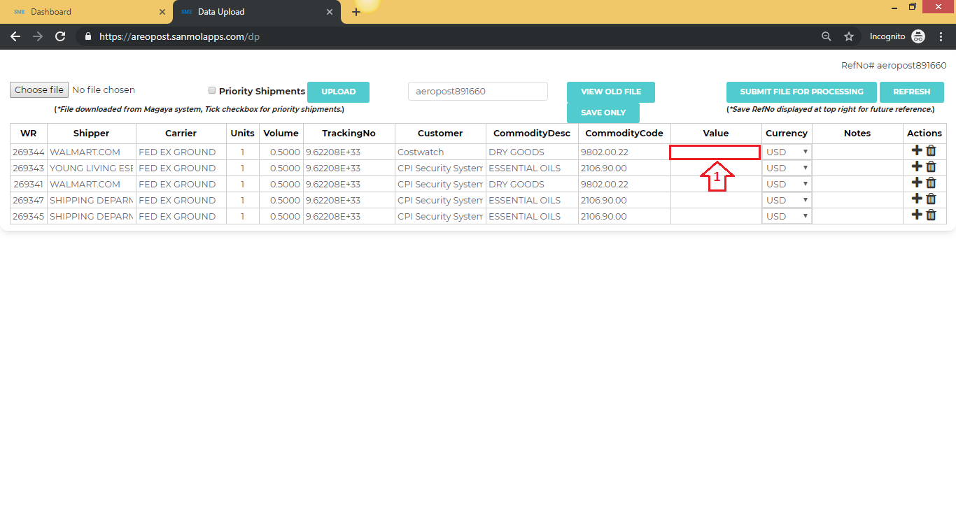 Smart Shipping Portal Manual