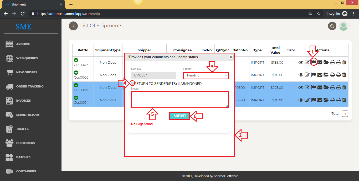 Smart Shipping Portal Manual