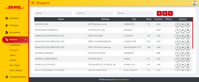 DHL- Sanmol Software