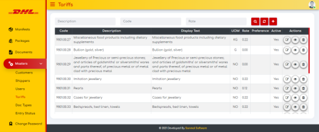 DHL- Sanmol Software