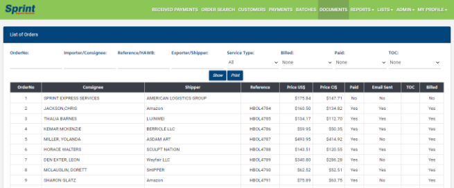 sprint- Sanmol Software